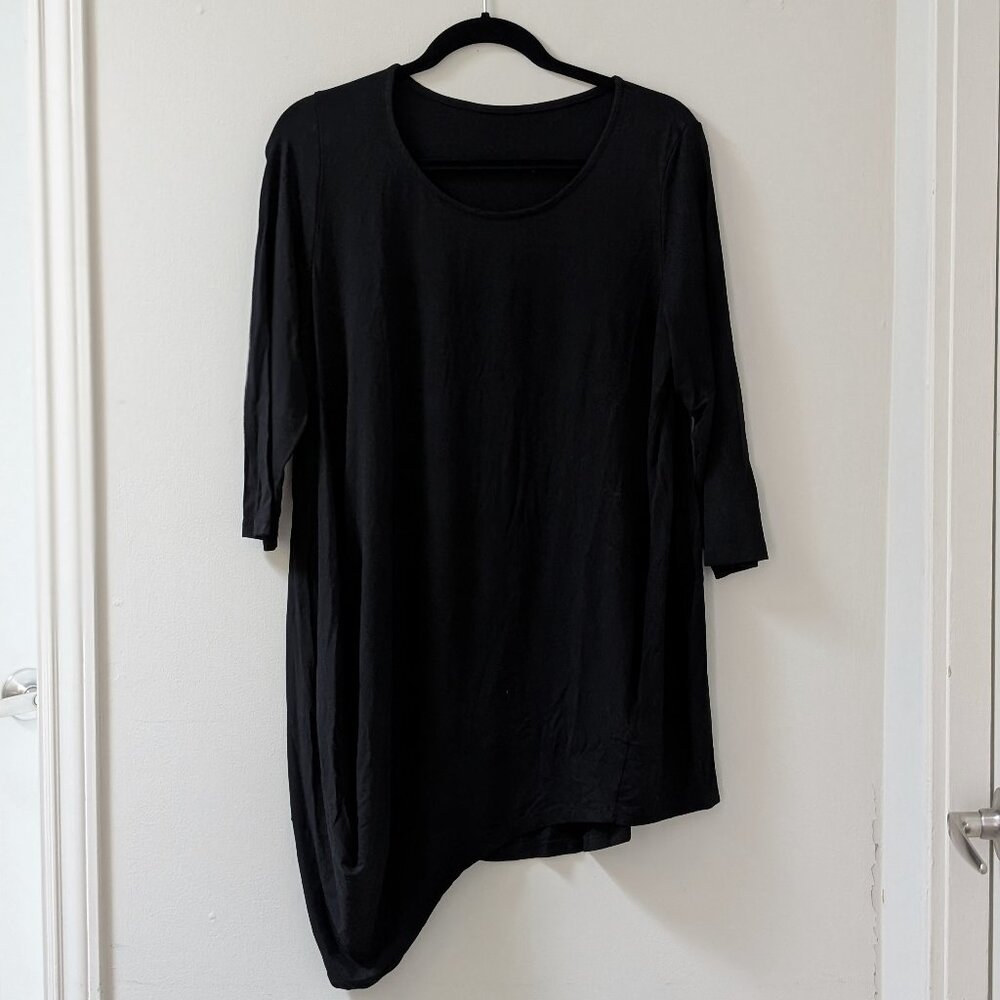 RUTI Asymmetric Long-sleeve Tunic, Size Large